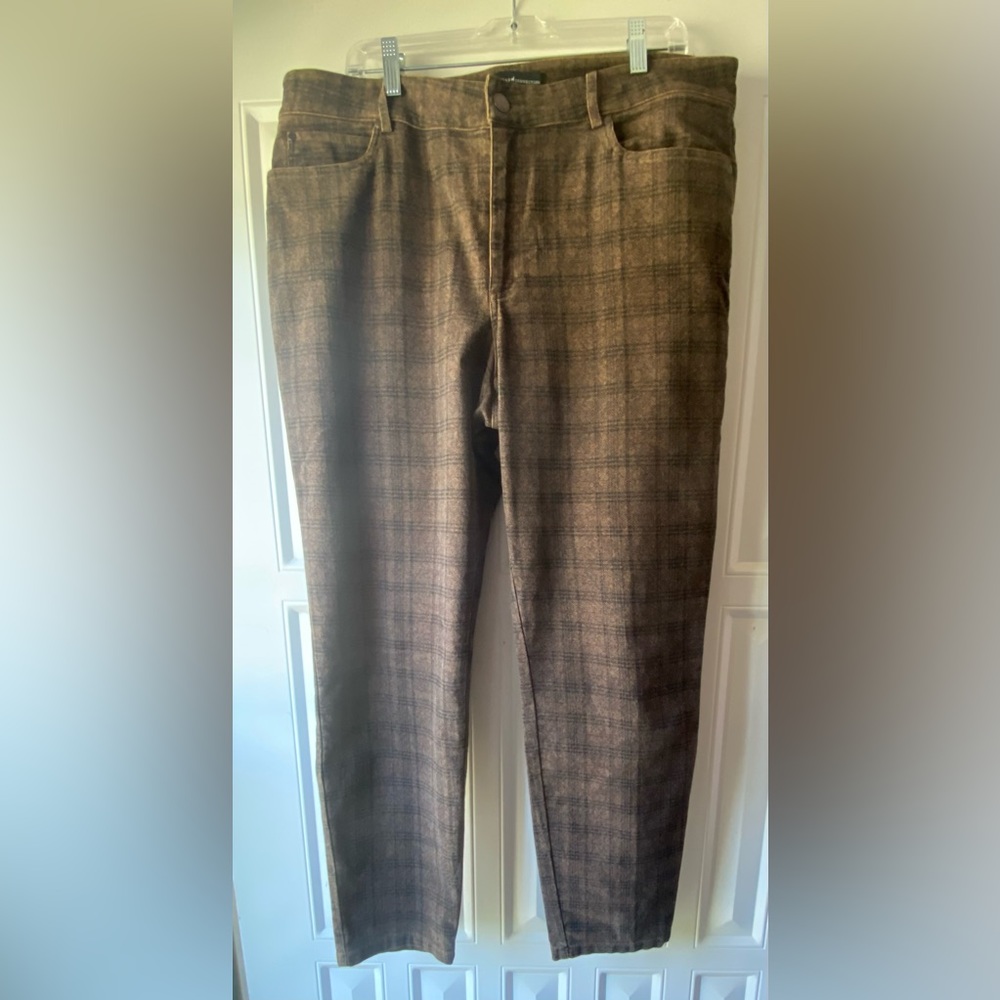 Plaid Moleskin Pants Gem